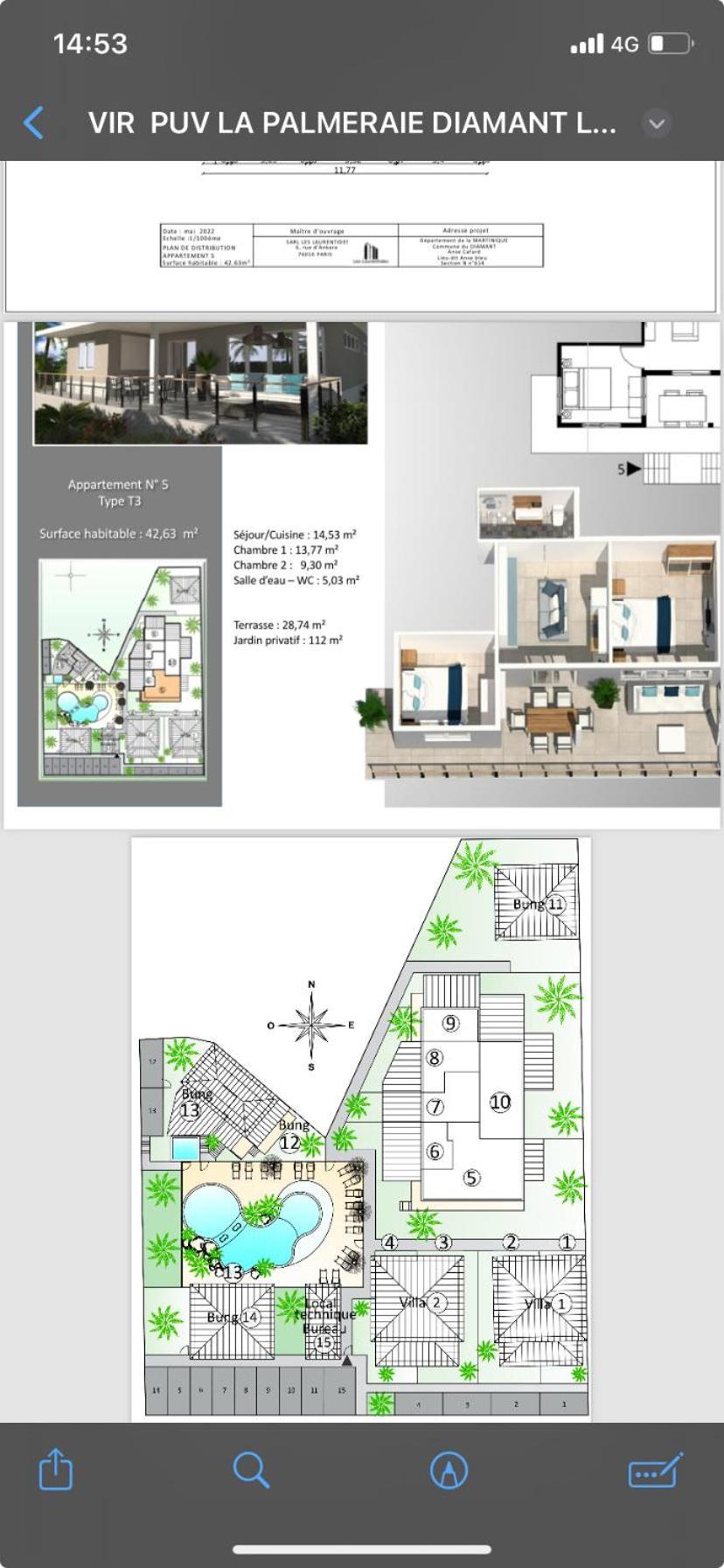 Residence La Palmeraie Le Diamant Eksteriør billede